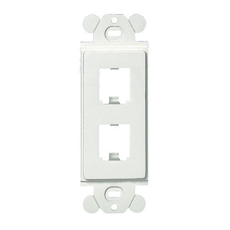 Panduit Gfci Frame, 2 Port, Bl CFG2BL